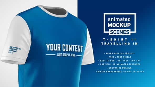 T-shirt II Travelling In Template - VideoHive 33268368