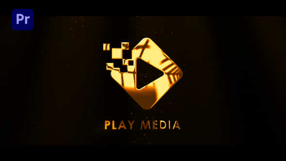 Golden Logo Animation Mogrt - VideoHive 50620915