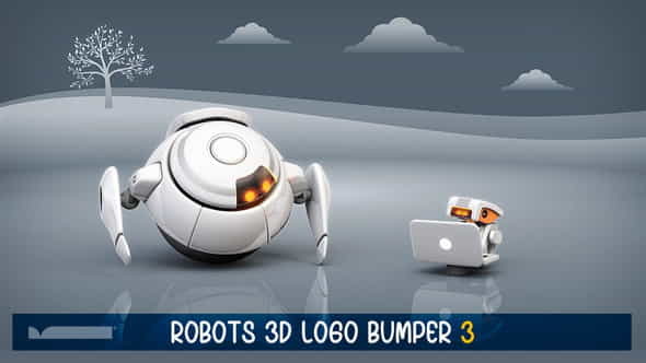 Robots 3D Logo Bumper III - VideoHive 29745554