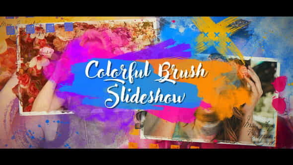 Colorful Brush Slideshow - VideoHive 23601100