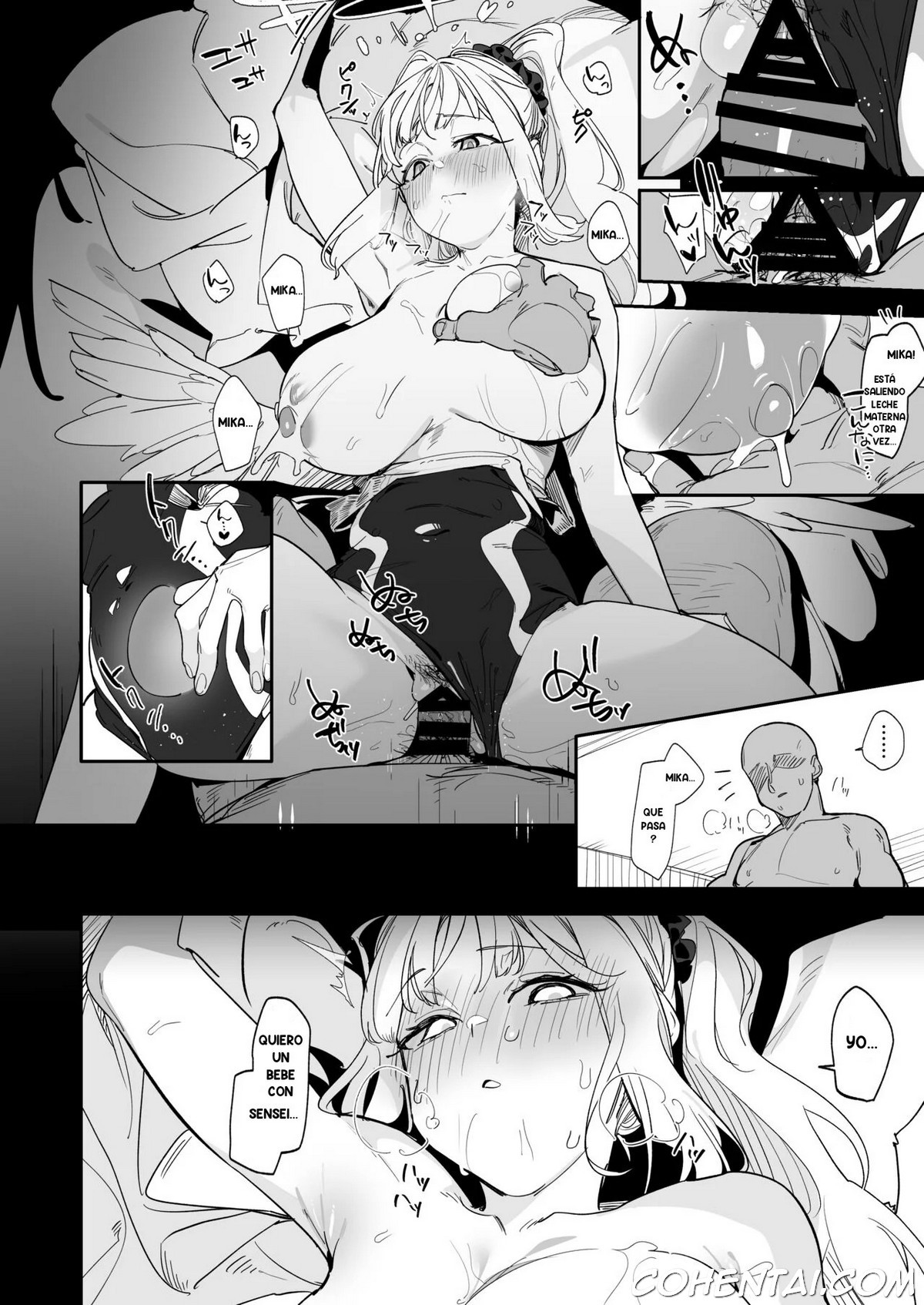 Mika to H suru Hon (Blue Archive) xxx comics manga porno doujin hentai español sexo 