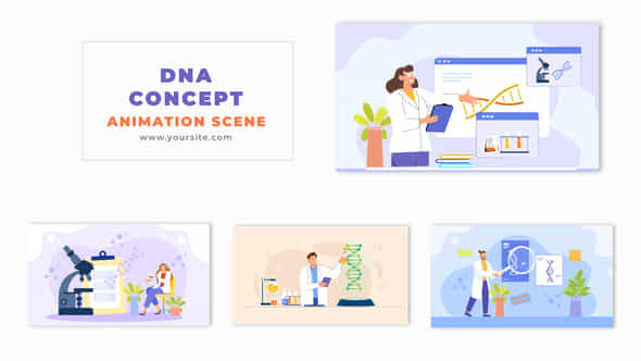 DNA Testing Process - VideoHive 48571574