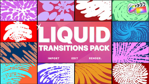 Liquid Transitions - VideoHive 45634012