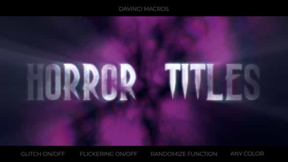 Horror Titles - VideoHive 48441496