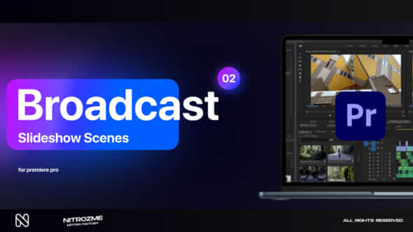 Broadcast Slideshow Scenes Vol 02 For Premiere Pro - VideoHive 49206063