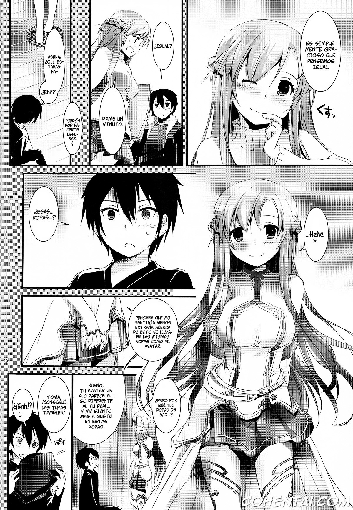 D.L. action 70 (Sword Art Online) xxx comics manga porno doujin hentai español sexo Asuna Yuuki Kazuto Kirigaya | Kirito Sword Art Online