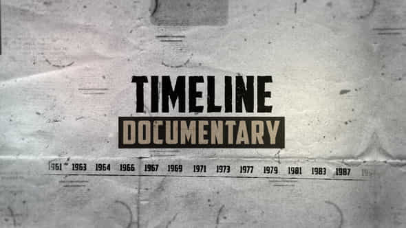 Timeline Documentary Promo - VideoHive 44513820