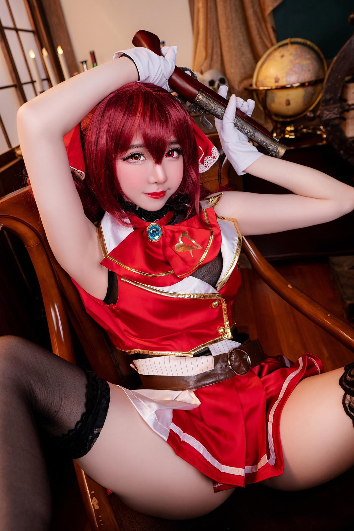 Cosplay Sally多啦雪 – Houshou Marine 宝鐘マリン(6)