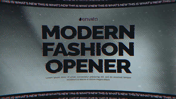 Modern Fashion Opener - VideoHive 40079513