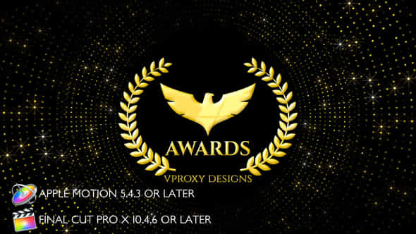 Awards Glitters Logo - VideoHive 28206743