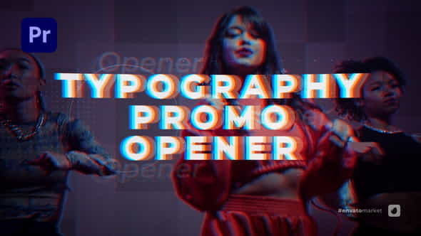 Typography Promo Opener | Premiere - VideoHive 36271298