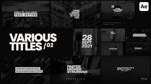 Various Titles 02 - VideoHive 34000153