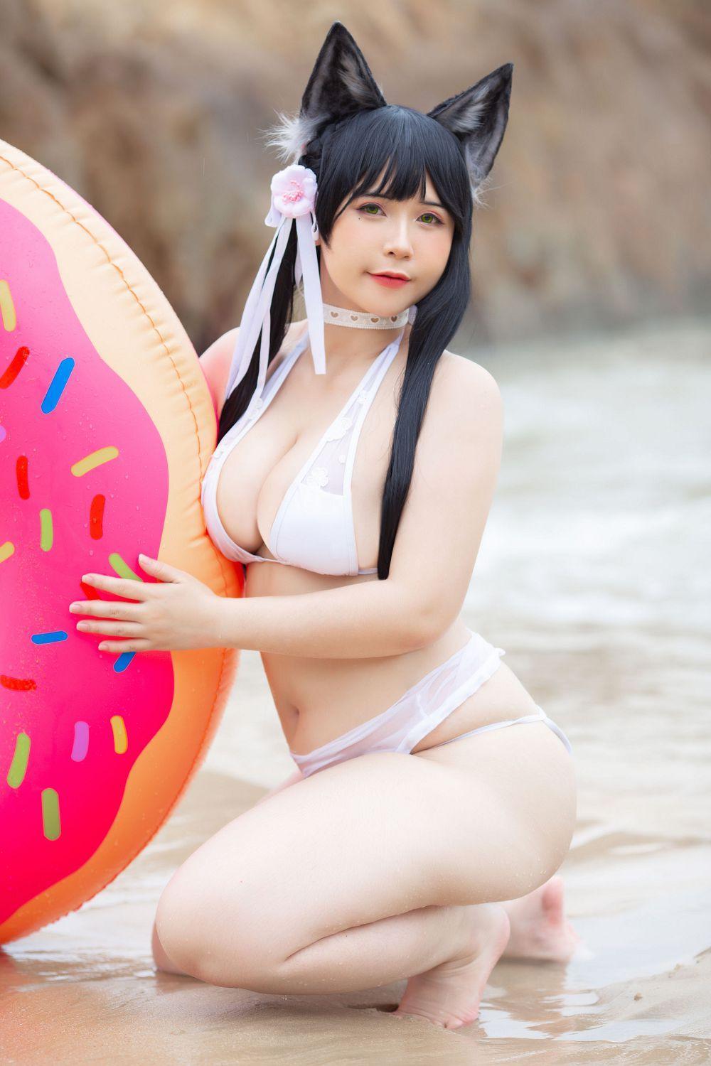 [福利女神cosplay] Uy Uy - Atago Bikini 写真套图(2)