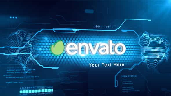 Hi-Tech HUD Logo - VideoHive 11647525