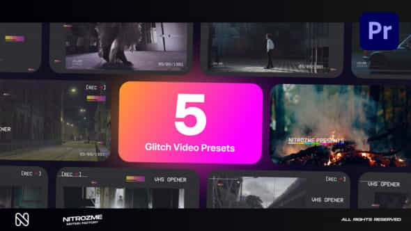 Glitch Typography - VideoHive 44906004