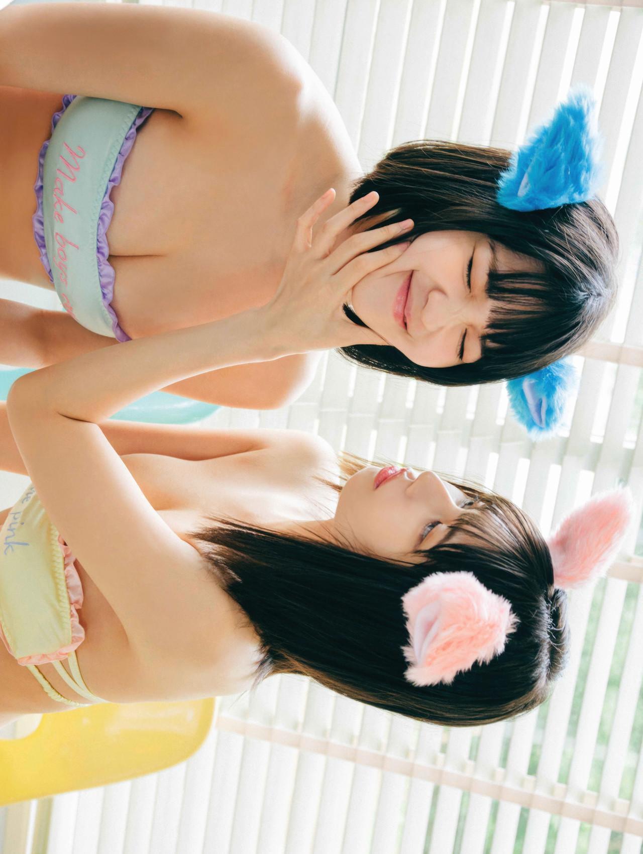 Nemoto Nagi 根本凪, Rin Kaname 鹿目凛, from でんぱ組.inc 写真集 ねもぺろ 「萌えキュン」 だけじゃありません。 Set.01(15)