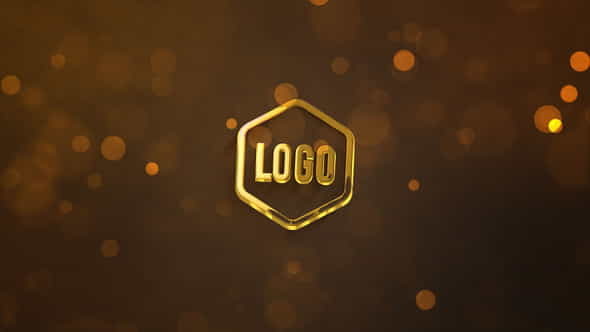 3D Dark Gold Logo - VideoHive 33816536