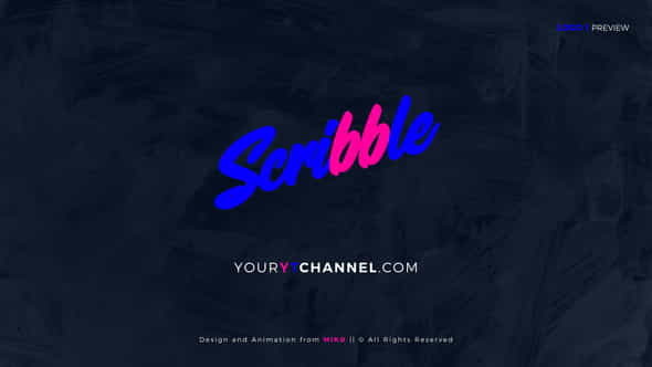 Youtube intro - Scribble Logo - VideoHive 22522266