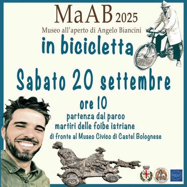 Sabato 20 settembre alla scoperta del MaAB in bicicletta