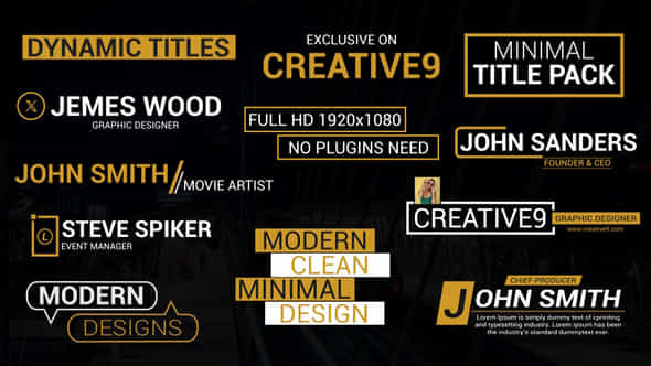 Creative Titles - VideoHive 48748293