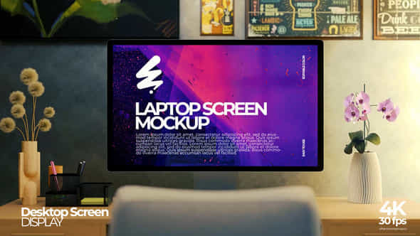 Desktop Screen Display - VideoHive 59596593