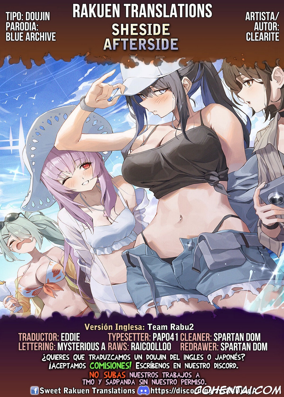 SHESIDE AFTERSIDE (Blue Archive) xxx comics manga porno doujin hentai español sexo Atsuko Hakari Blue Archive Hiyori Tsuchinaga Misaki Imashino Saori Joumae Sensei