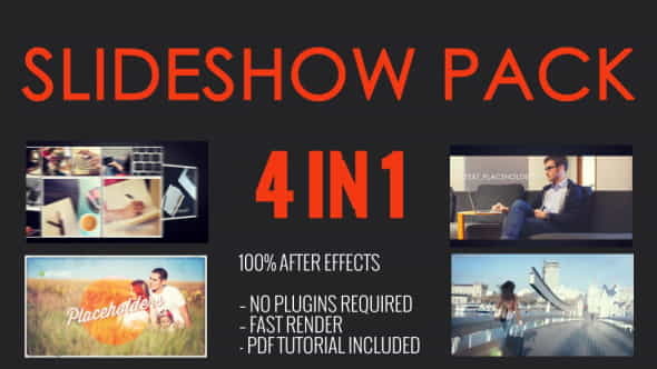 SlideShow Pack 4 in 1 - VideoHive 11123059