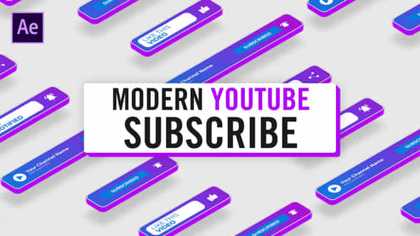 Modern Youtube Subscribe - VideoHive 33241183