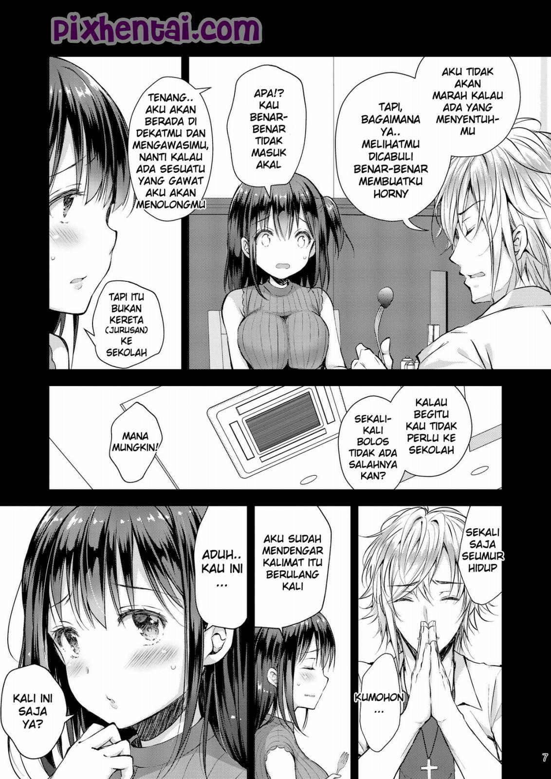 Komik hentai xxx manga sex bokep demi cinta pacar rela digilir di kereta 07