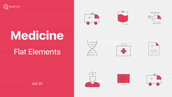 Medicine Icons - VideoHive 45962445