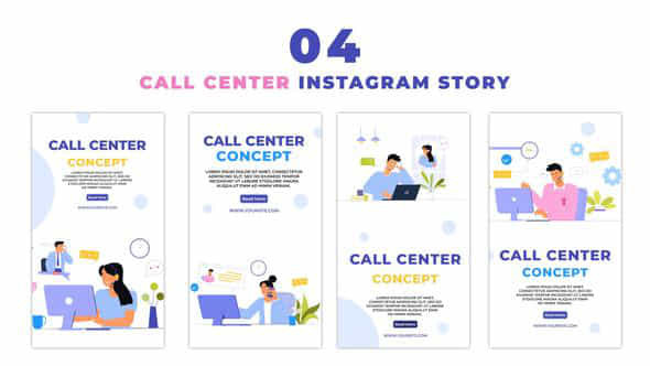 Call Center Concept - VideoHive 47439458