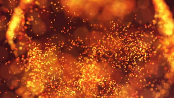 Abstract Yellow Particles - VideoHive 30010827