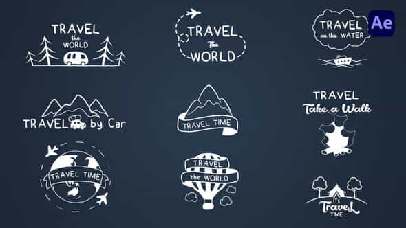 Travel titles - VideoHive 38575102