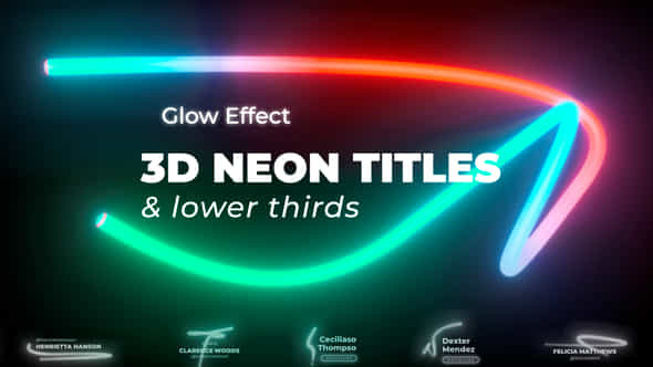 Neon Titles 2 - VideoHive 53637091