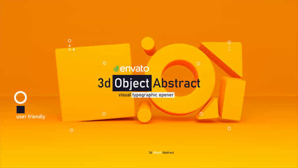 3d Object Logo - VideoHive 40458515