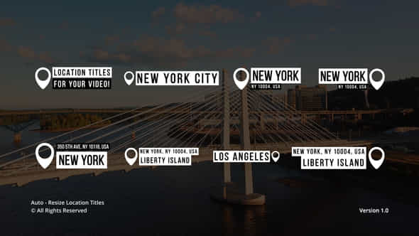 Location Titles Pp - VideoHive 50629768