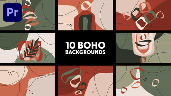 Boho Backgrounds - VideoHive 44328658