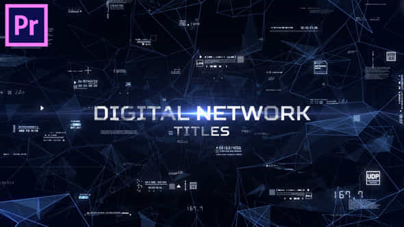 Digital Network Titles - VideoHive 34698605