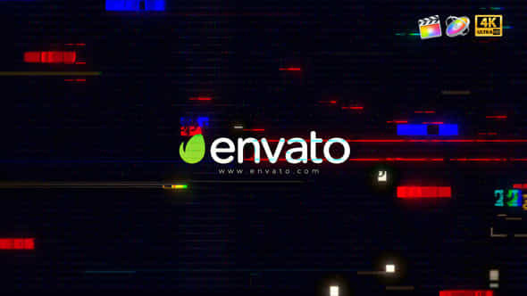Glitch Logo Intro - VideoHive 28500473
