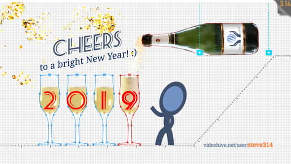 New Year Greetings - VideoHive 13852897