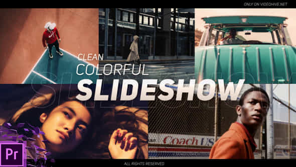 Clean Colorful Slideshow - VideoHive 37724742