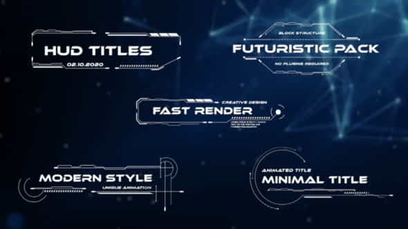 HUD Titles - VideoHive 29690952