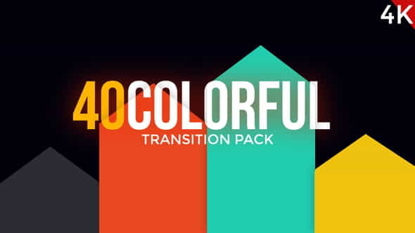 Modern Colorful Transitions Pack - VideoHive 23547704