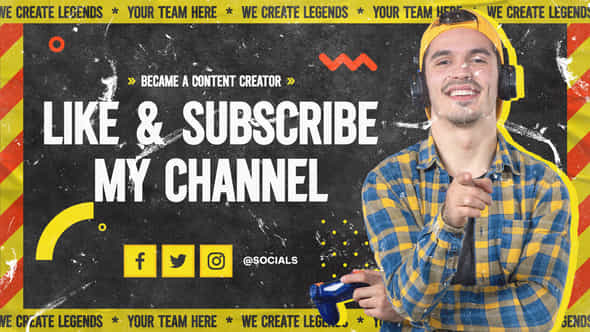 Gaming Youtube Blog - VideoHive 46229152