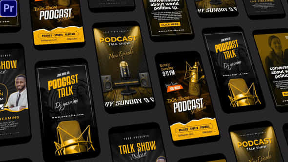 Podcast Instagram Reels - VideoHive 48624282