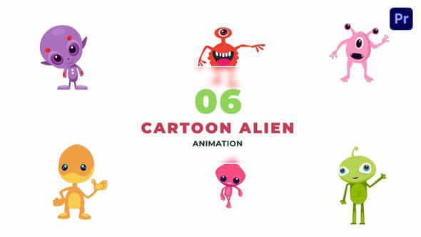 2D Character Aliens - VideoHive 47879594