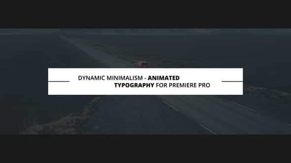Dynamic Minimalism - VideoHive 23340889