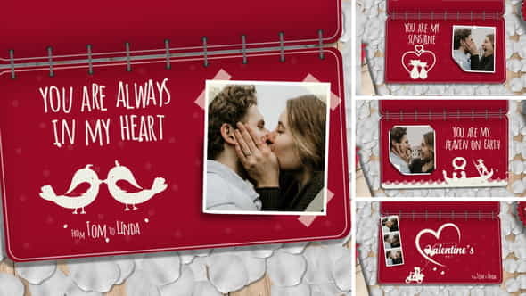 Valentine Booklet - VideoHive 35450686