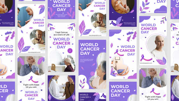 World Cancer Day - VideoHive 35445778