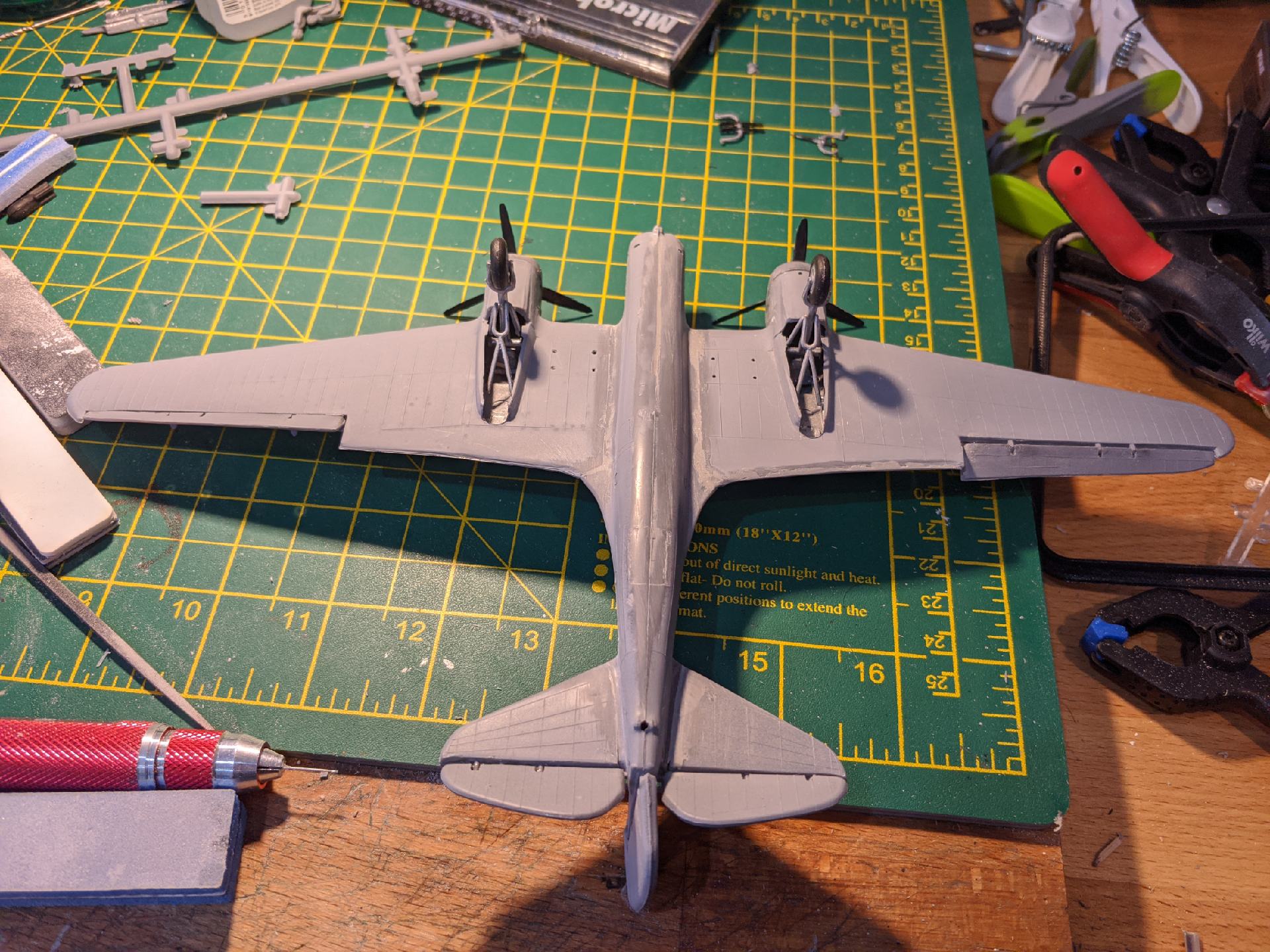 Novo Tupolev SB-2 - 1/72 (Blitzbuild Escapee!) - Work in Progress ...